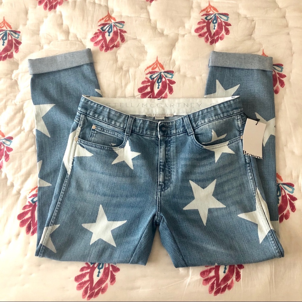 Stella McCartney High-Waisted Boyfriend Jeans